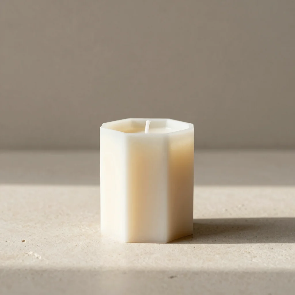 Geometric Pillar Candle Silicone Mold