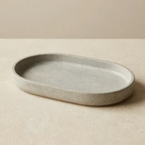 Oval Mineral Eco-Resin Tray